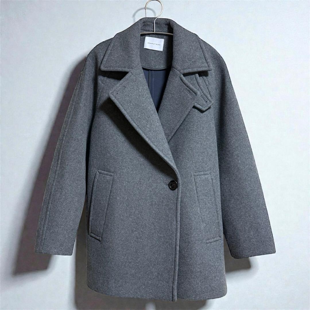 今季・新品【ADAM ET ROPE'】ウールボンディングミドルコート