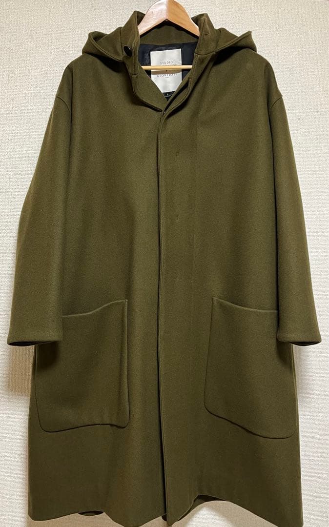 【STUDIO NICHOLSON×GLOVERALL】フーデッドコート L