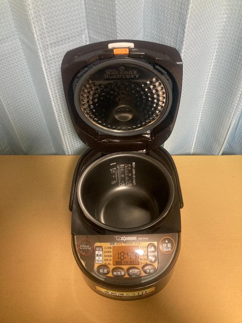 ★美品★2022年製ZOJIRUSHI NW-VH10炊飯器 ジャー5.5合炊き