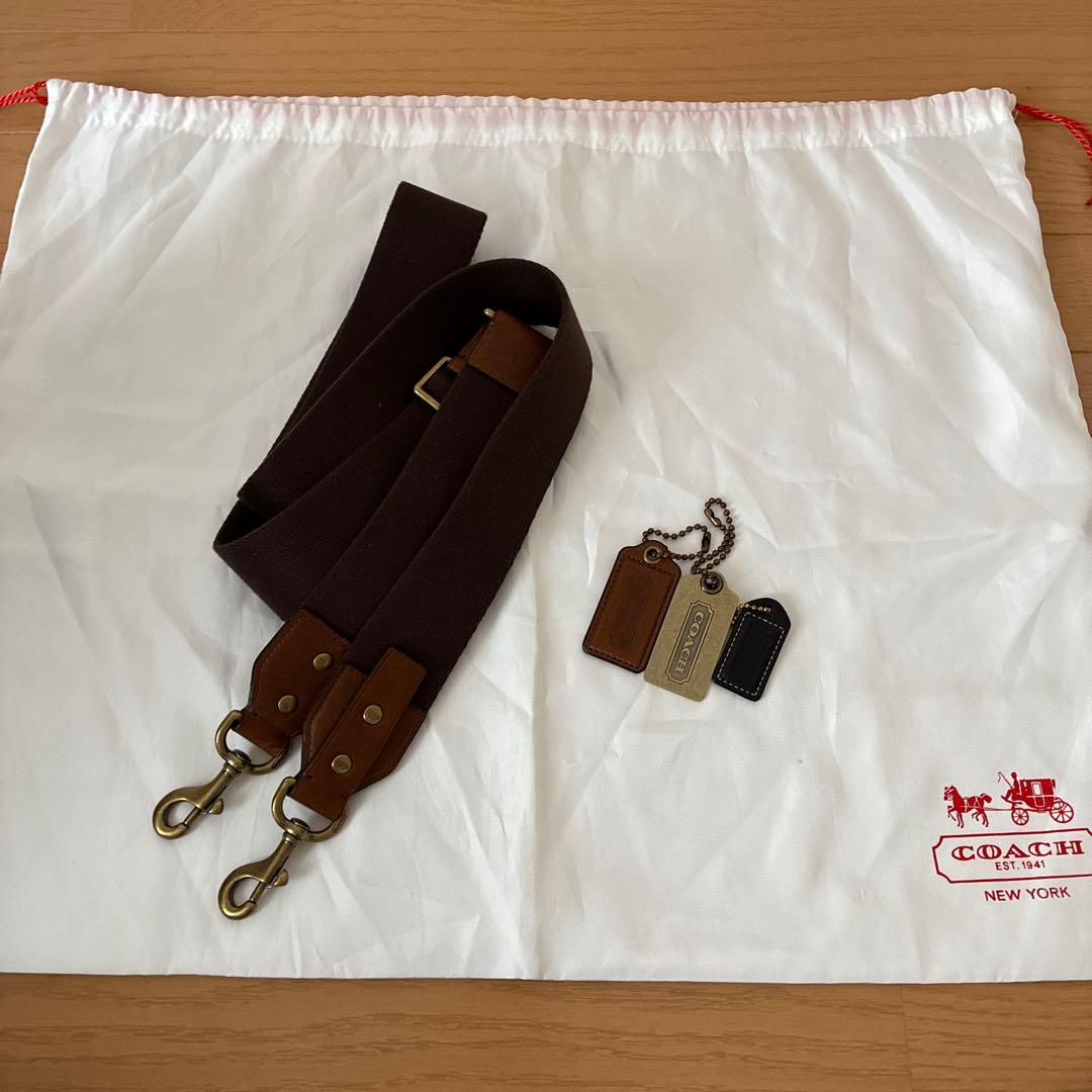 COACH ブラウン レザー トートバッグ