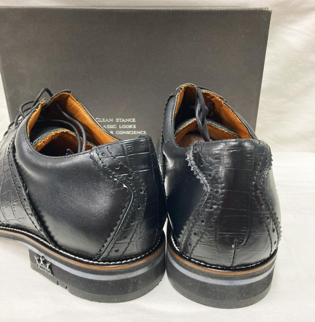 ラムダ LAMBDA　メンズ ゴルフシューズ EUR44（28.5㎝）ブラック