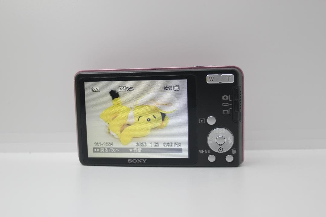 （美品）SONY CYBERSHOT DSC-W350 ピンク