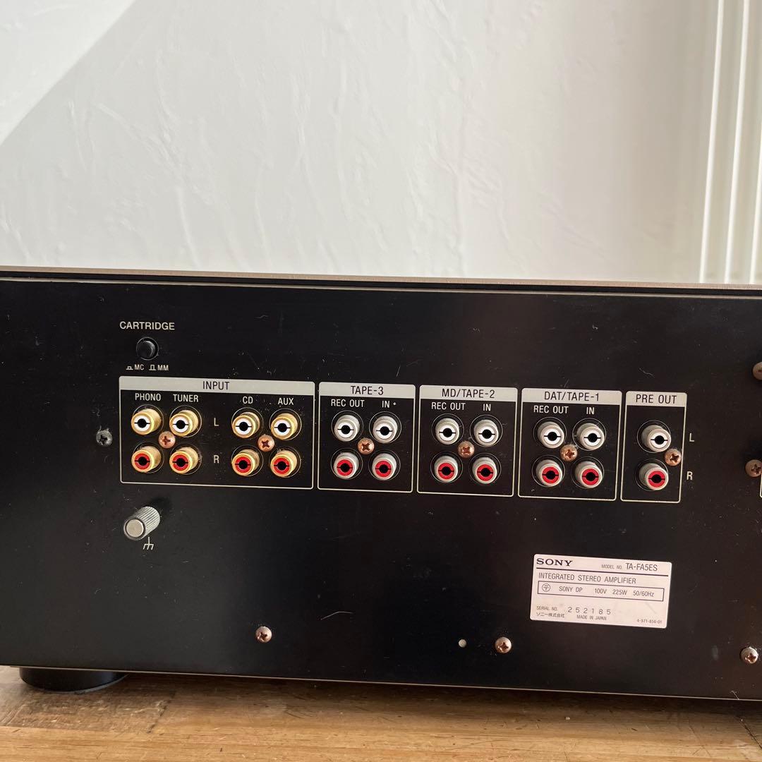 【通電確認済み・以前正常動作】SONY TA-FA5ES プリメインアンプ