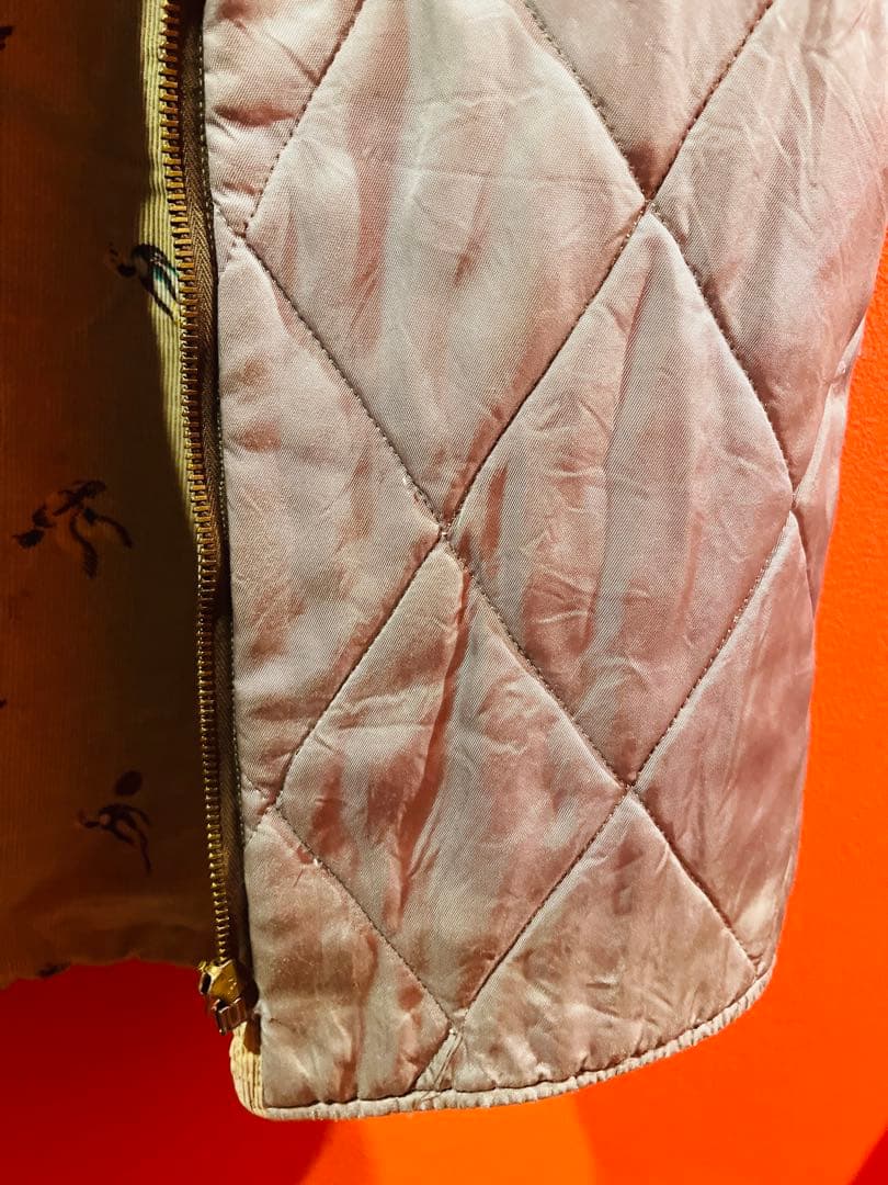 special Duxbak コーデュロイ　総柄　ベスト　vintage 50s