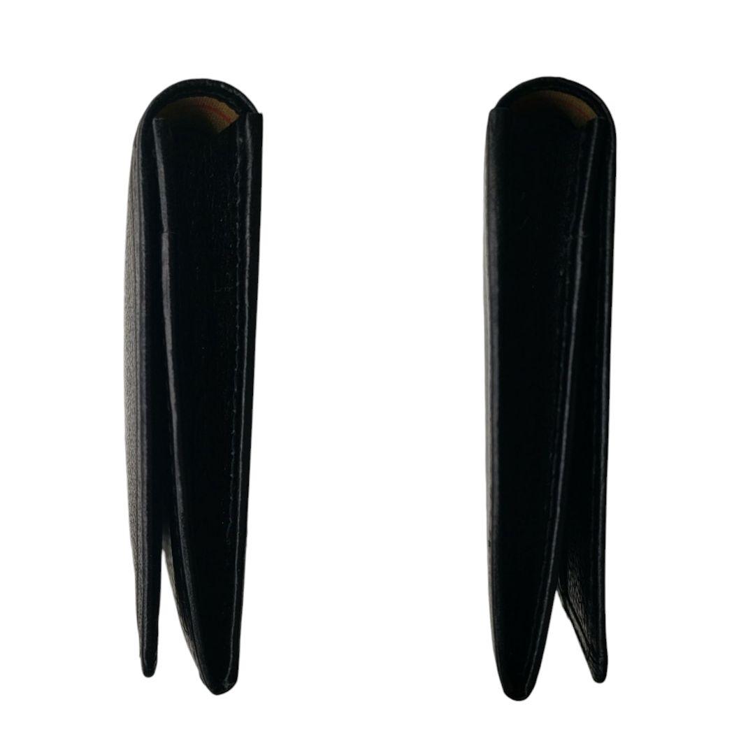 バーバリー　未使用品　名刺入れ　ビジネスカードホルダー　ノバチェック　ブラック