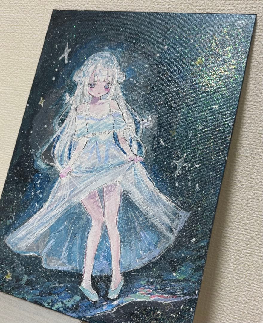 k*i様 イラスト SNSアイコン オリジナル　手描き　女の子　アナログ