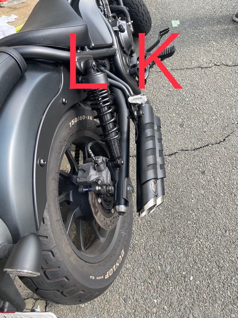 セール中　レブル250 2023年〜用マフラーgem speed製 V3