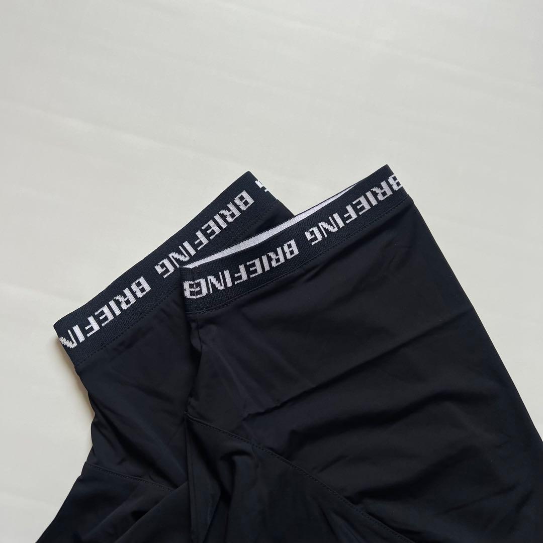 【新品】BRIEFING ブリーフィング　モックネック　ゴルフ　半袖シャツ　L
