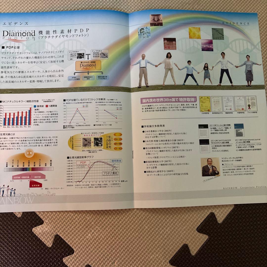 【美品】【手渡し可】PDP HEAT MAT ヒートマット　まくら　レインボー