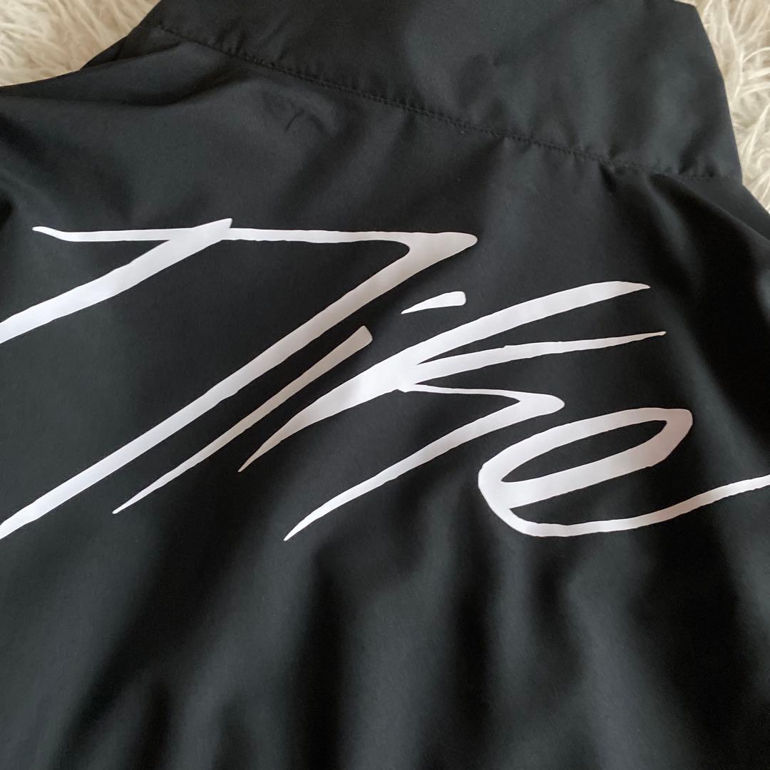 @NIKE ウーブン　上下セットアップ　L 黒　白