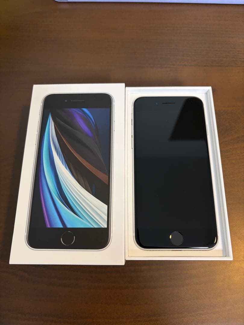【美品】iPhone SE2 128GB ホワイト SIMロックなし