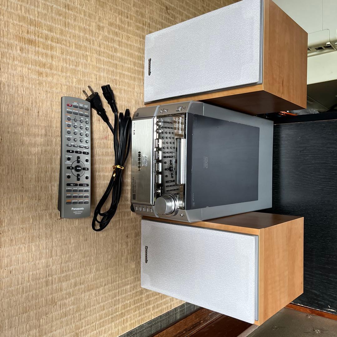 Panasonic SA-PM2DVD ミニコンポMD.5disc CD.DVD