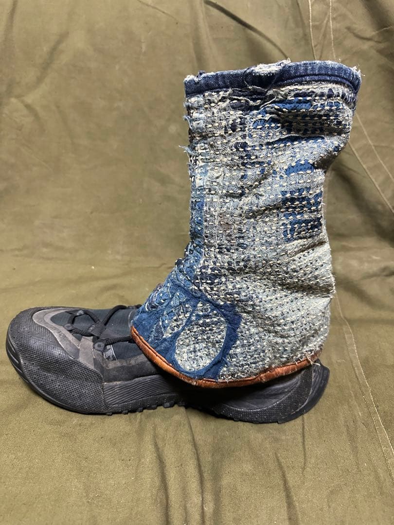 最終値下げキャピタルkountry 襤褸レッグウォーマー？※boro名作名品