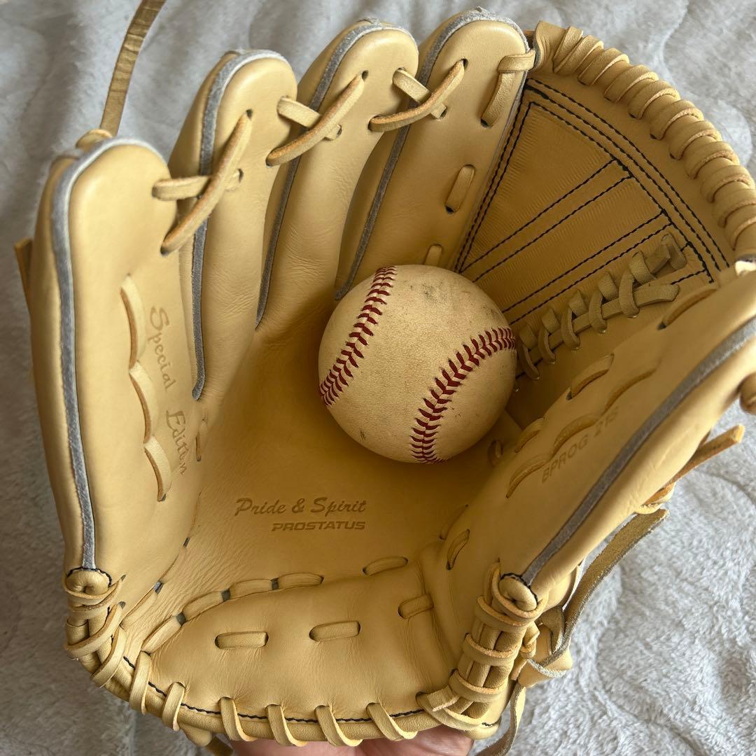 即戦力　ZETT PROSTATUS 硬式グラブ　投手用　グローブ　左