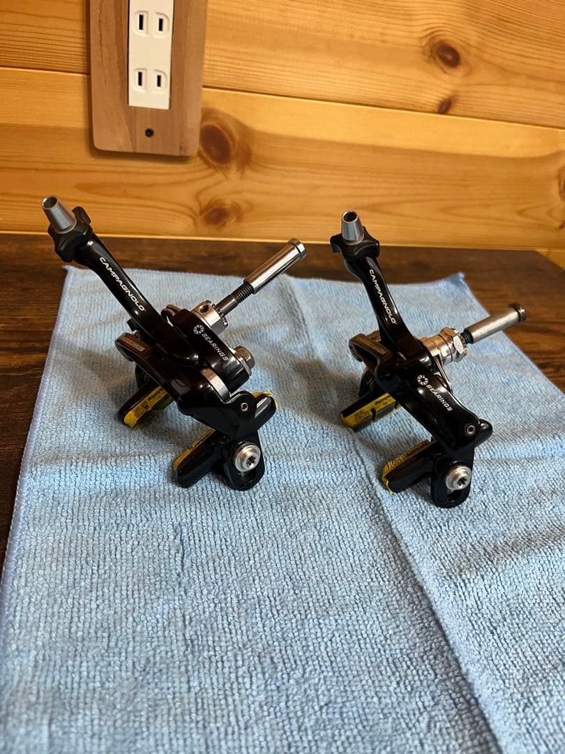 カンパニョーロ　スーパーレコード11速用クランク、前後ディレイラー、前後ブレーキ