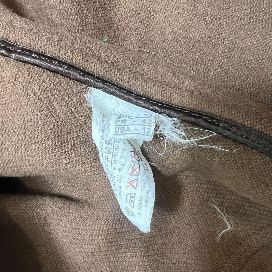 最高級✨グローバーオール ヘリンボーン キングストン ダッフルコート ブラウン