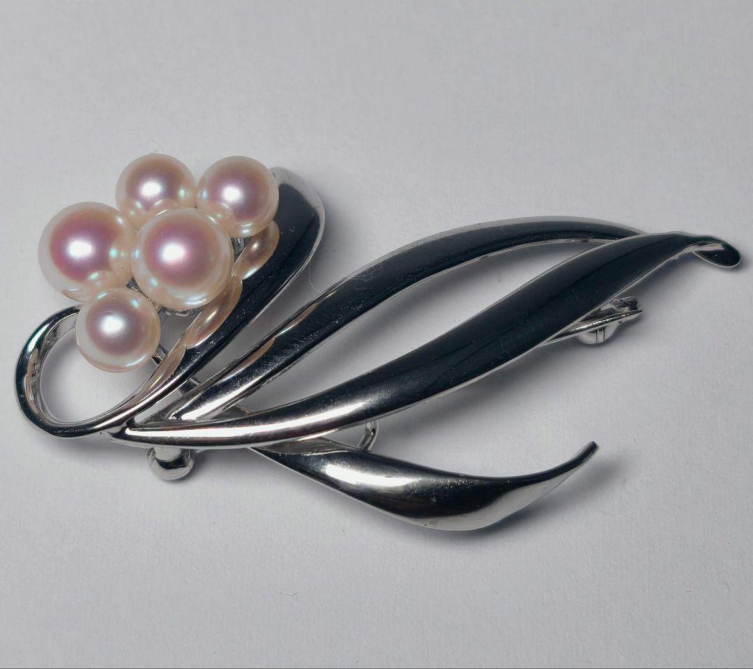 【極美品 最高級!!】ミキモト ブローチ パール フォーマル 正規品 皇室御用達