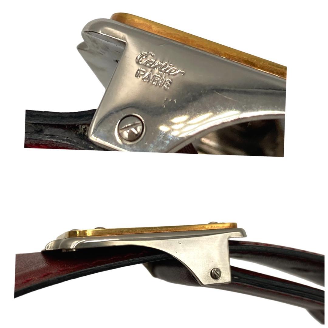 良品✤【Cartier／カルティエ】ベルト　66-74㎝　マストライン1212