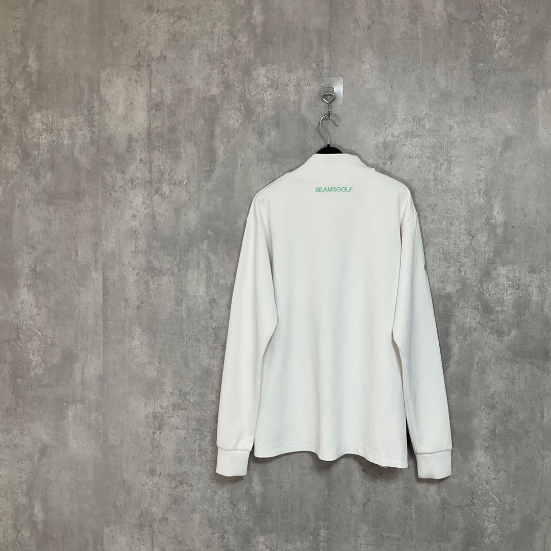 【BEAMS GOLF】　別注 フラッグモックネックシャツ　プルオーバー　ロンT
