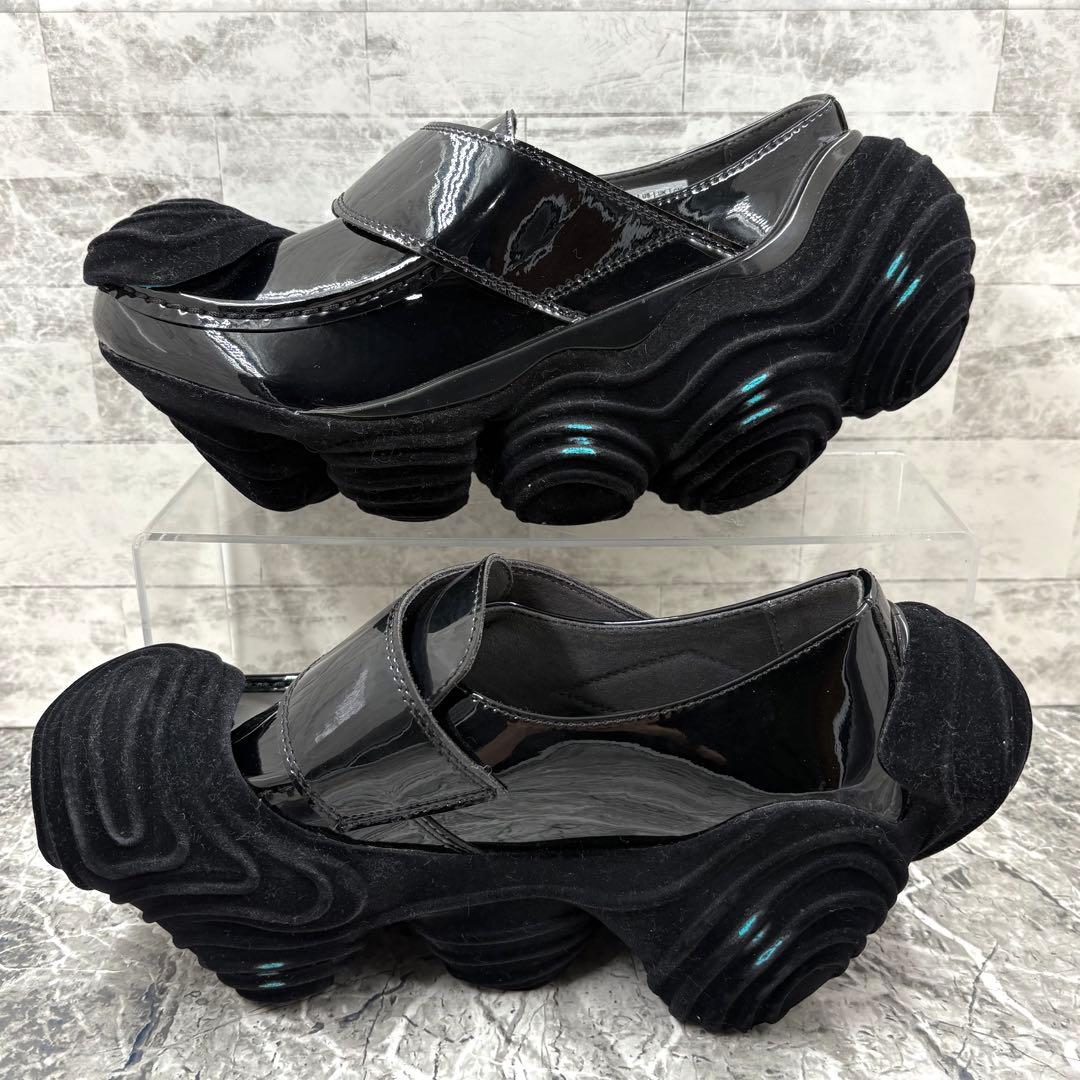 【美品】grounds オイスター ローファー フロッキースクラッチ 25.5