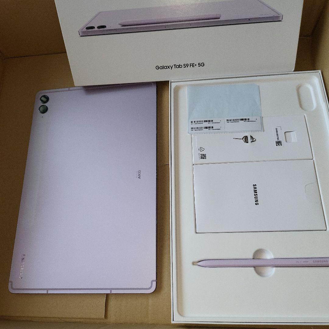 Galaxy Tab S9 FE+ 5G　SIMフリー　ラベンダー