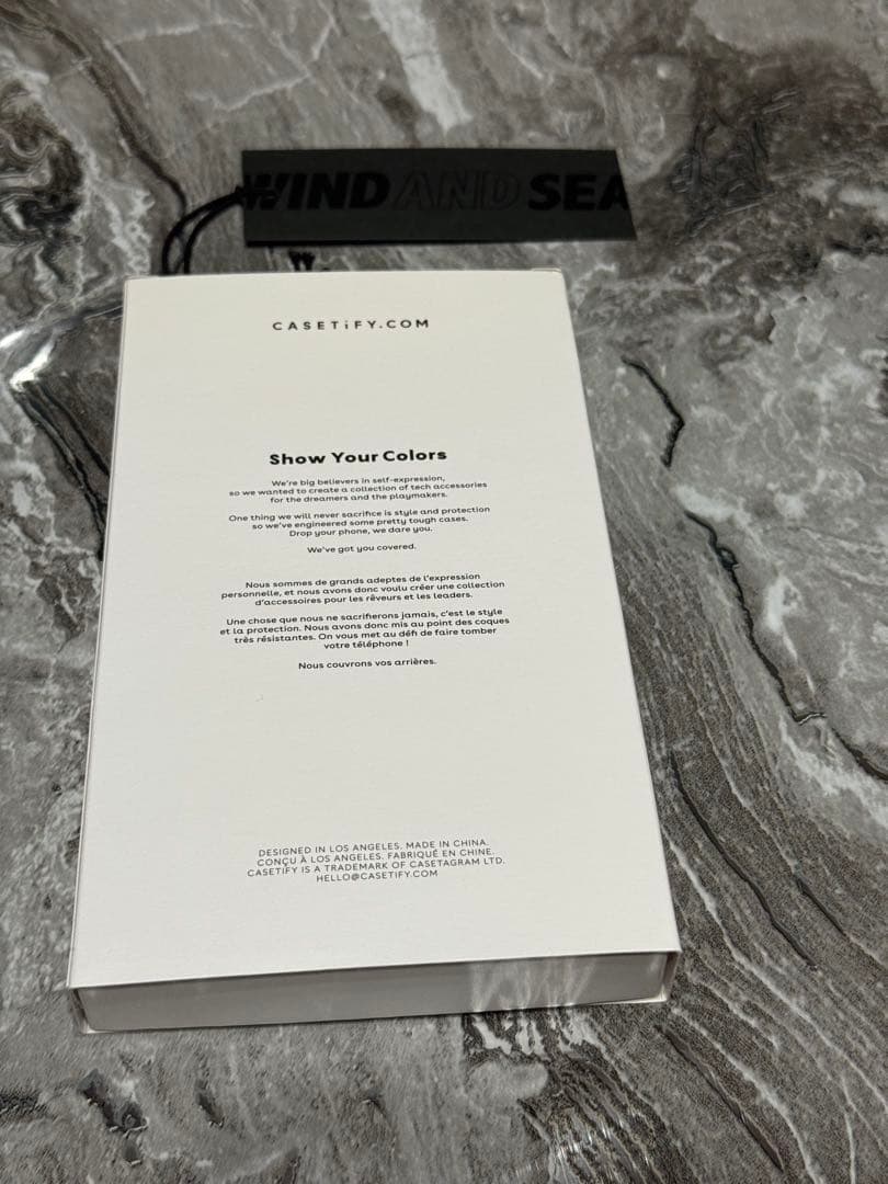 CASETiFY iPhone 15Pro ケース WIND AND SEA