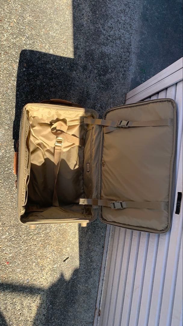 hartmann ツイード/レザー　キャリーケース