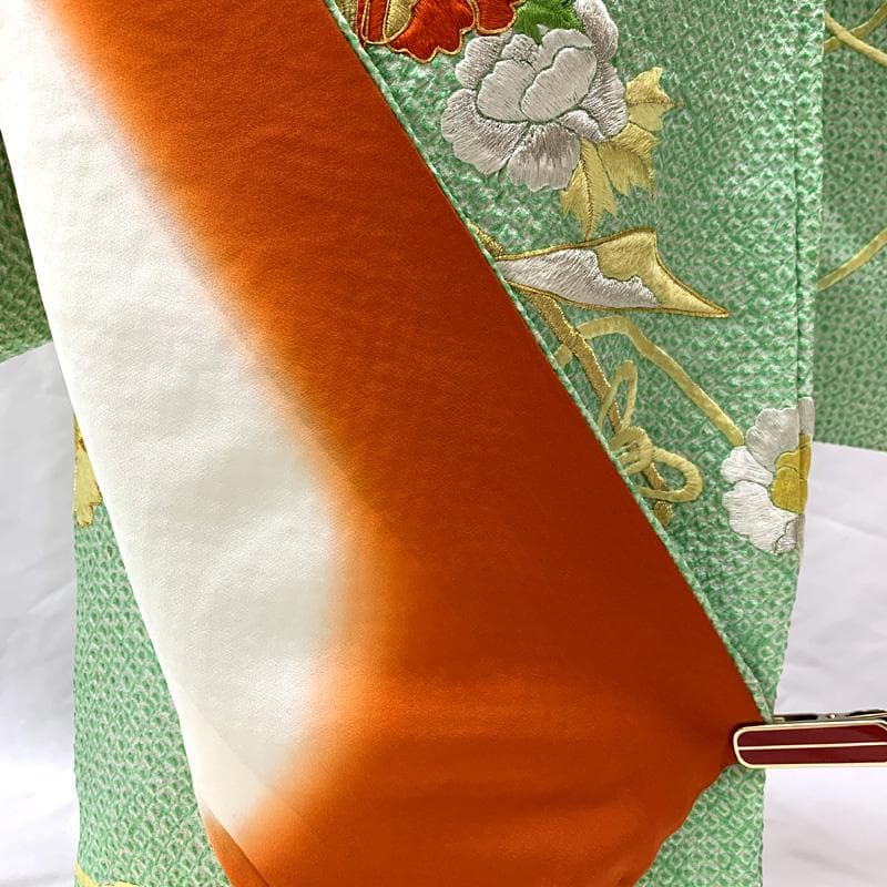 507ag25、506ax21 □七五三 七歳 女児 着物&袋帯&長襦袢 総絞□