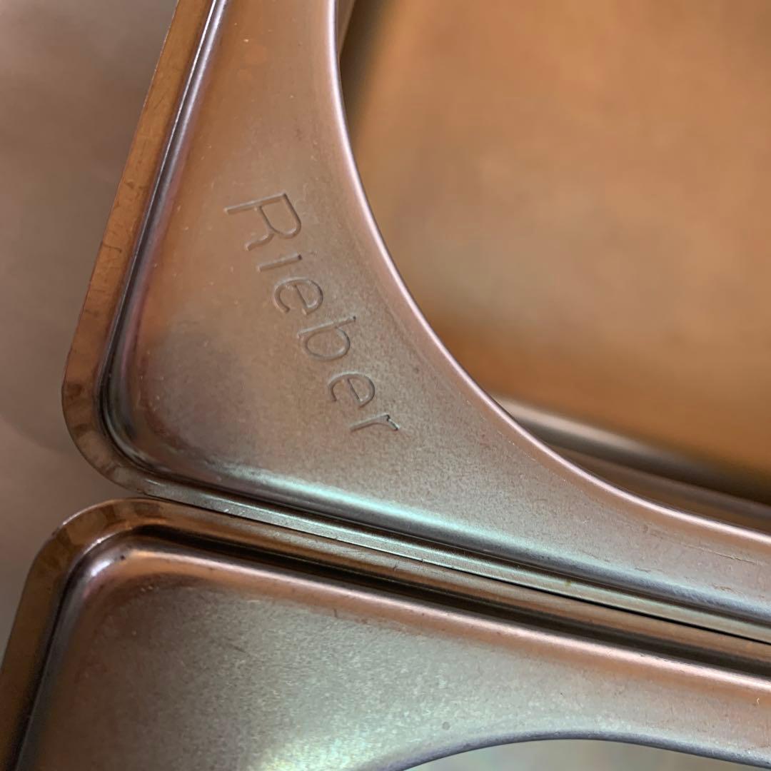 Rieber ハンドル付きホテルパンGN1/2 蓋付き3個セット