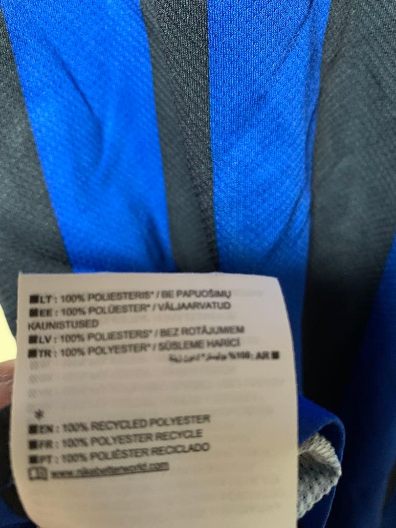 インテル ミラノ 2011-12 オーセンティック仕様 ユニフォーム Mサイズ