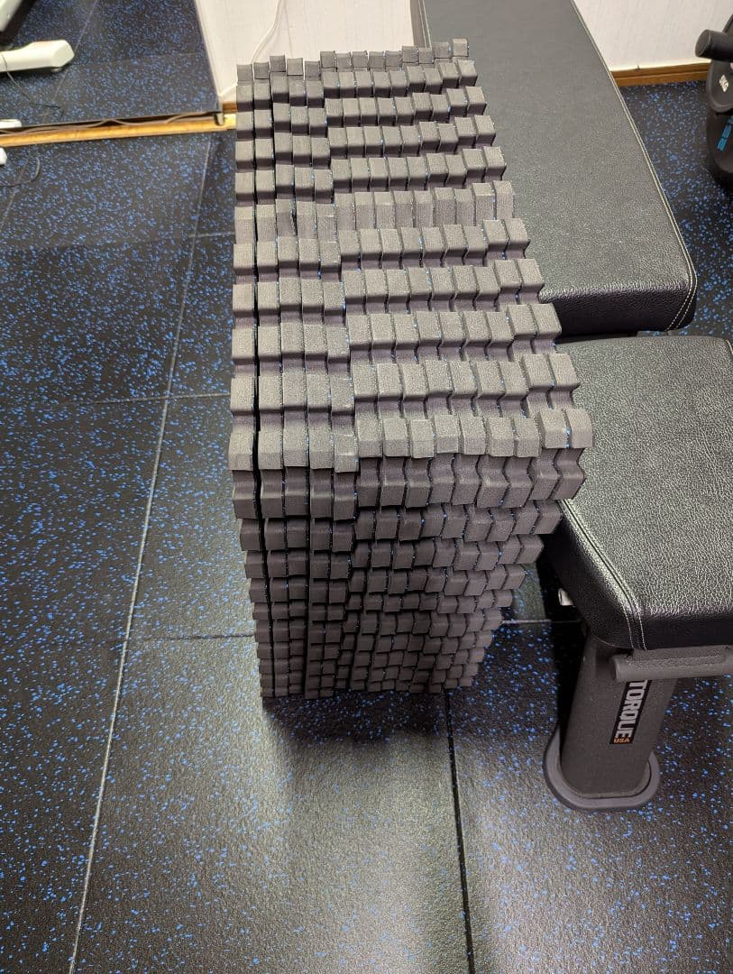 ムジムマット　厚さ2cm　ジョイントマット　筋トレ　60×60cm　14枚セット