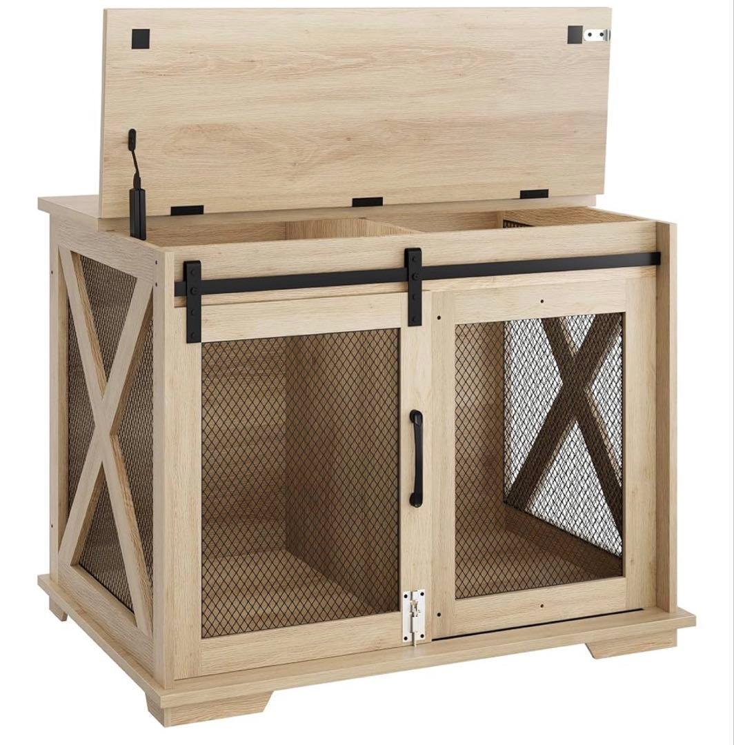 ★引き取り限定★札幌市★木製 犬用ケージ 中型犬