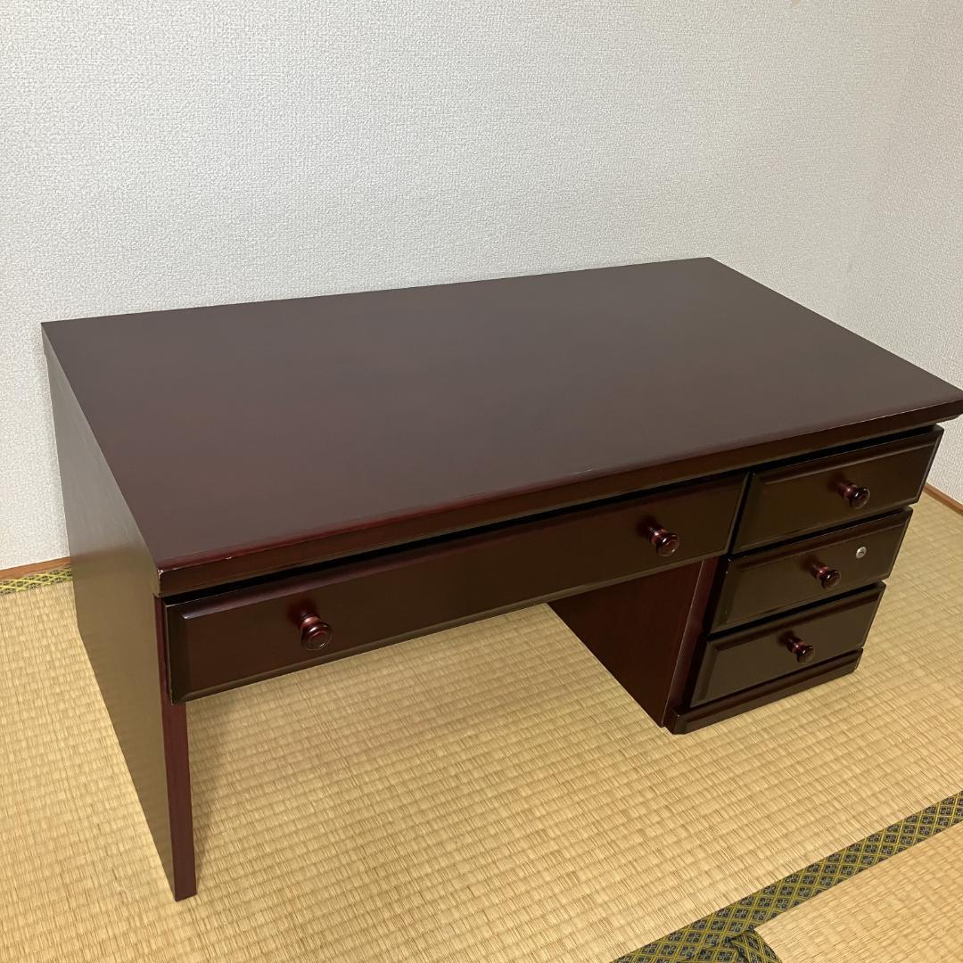 【高口民芸】民芸家具文机 古家具 書斎机 昭和レトロ　アンティーク家具　レトロ