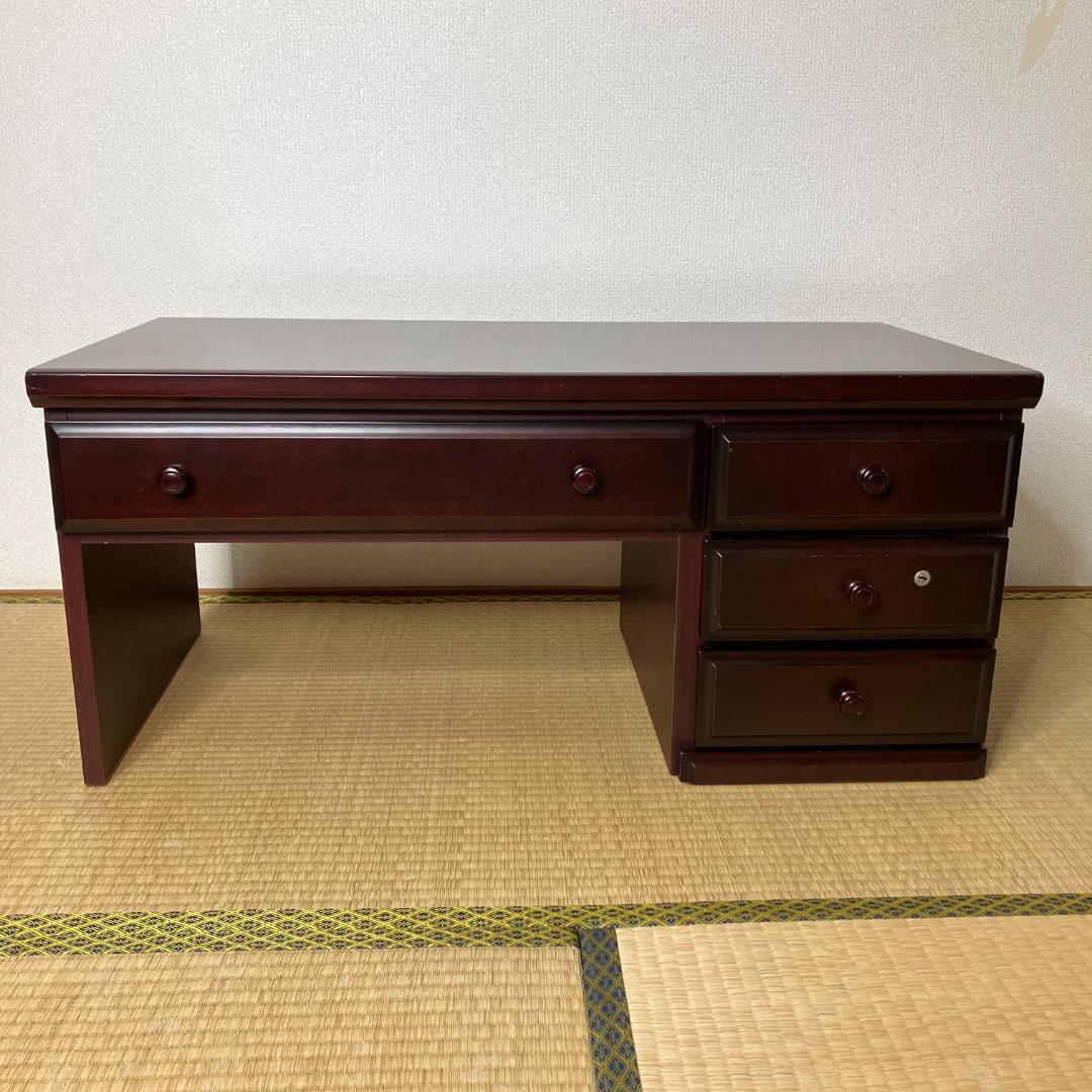 【高口民芸】民芸家具文机 古家具 書斎机 昭和レトロ　アンティーク家具　レトロ