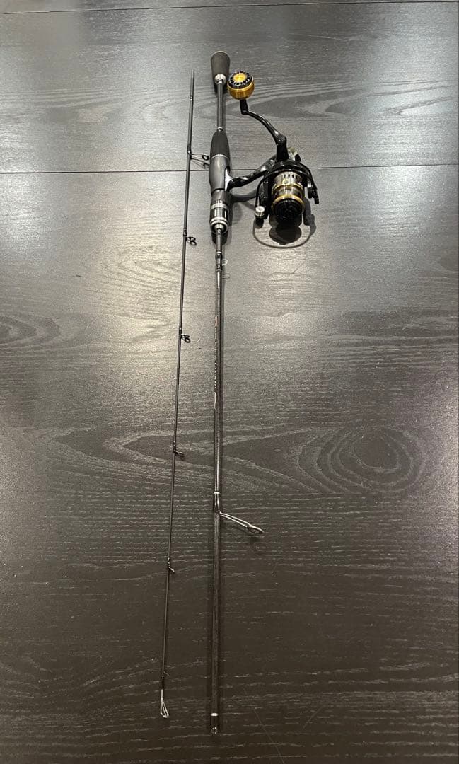 アジング釣りセット2ピースロッド（198㌢）&リール・ダイワ月下美人ワーム7点付