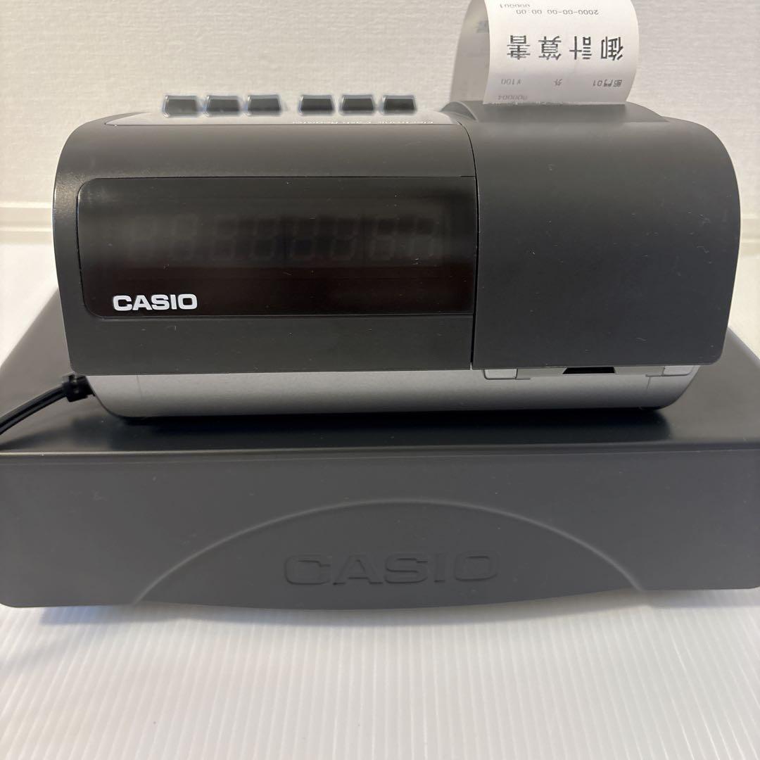 【動作確認済み】 CASIO 電子レジスター TE-300 ブラック カシオ