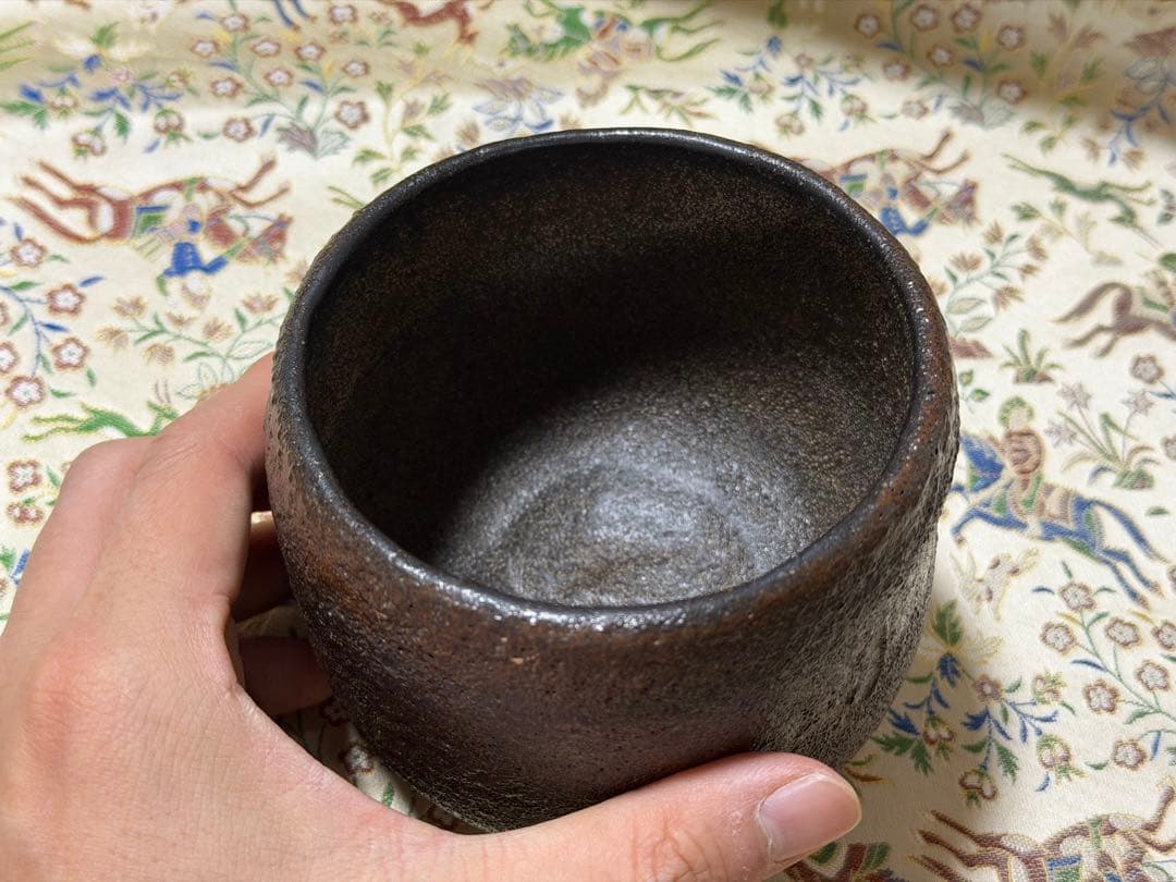 杉本貞光 最上位作 禿黒茶碗 寺垣内窯