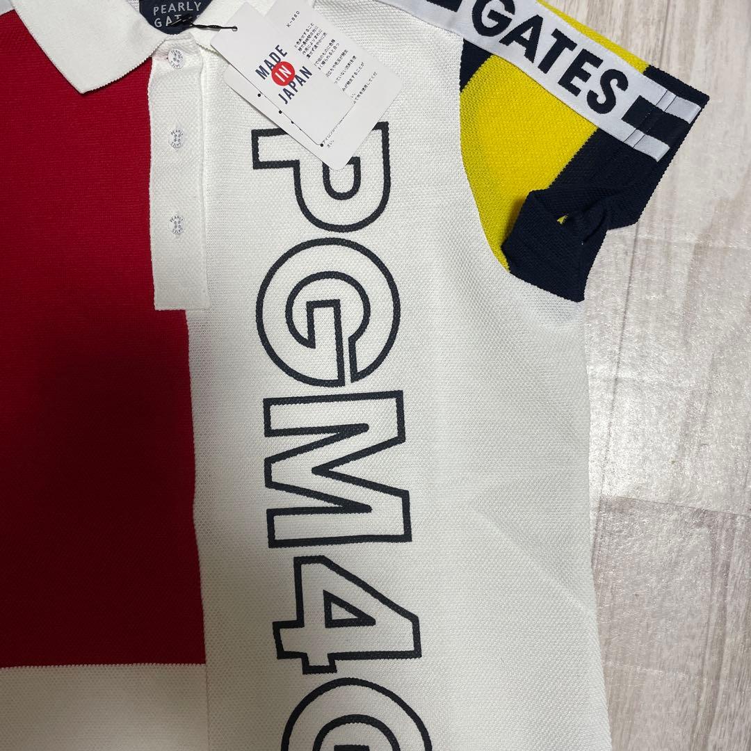 新品　 PEARLY GATES ポロシャツ O ホワイト