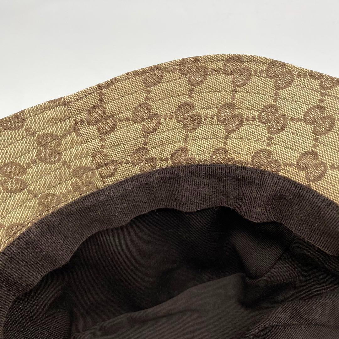 GUCCI グッチ　GG柄　 バケットハット　Lサイズ　帽子