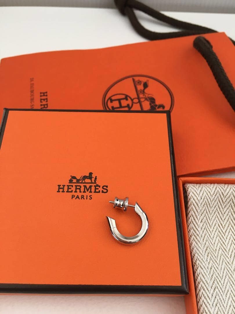 エルメス　シングル　ピアス「サボ」　Sabot　ユニセックス　新品
