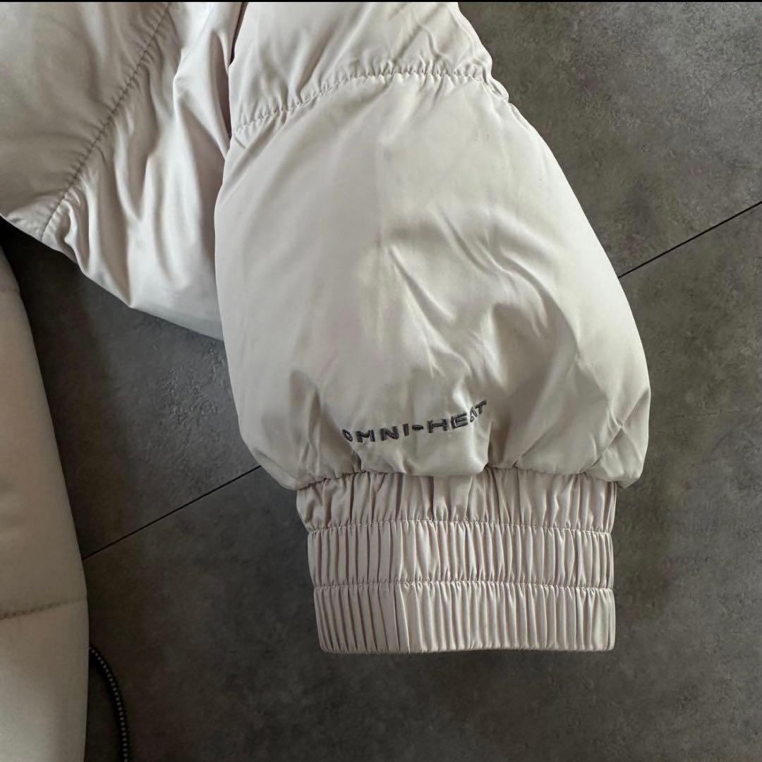 【希少カラー⭐️】極暖Columbia ダウンジャケット　ベージュ　白　極美品