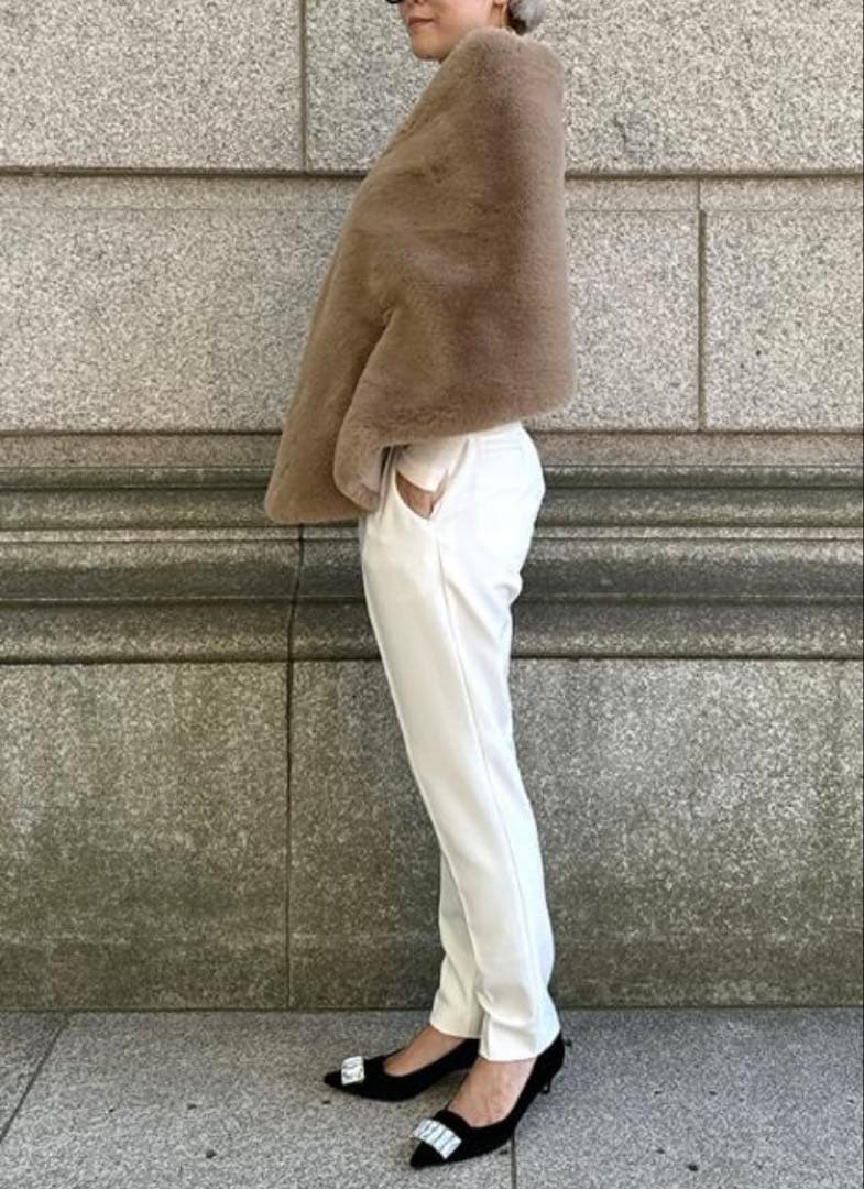 JENNE リッチボリュームファーケープ