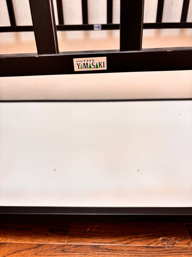 こんにゃく！ヤマサキ　ハイタイプ　ベビーベッド　ツーオープン　日本製