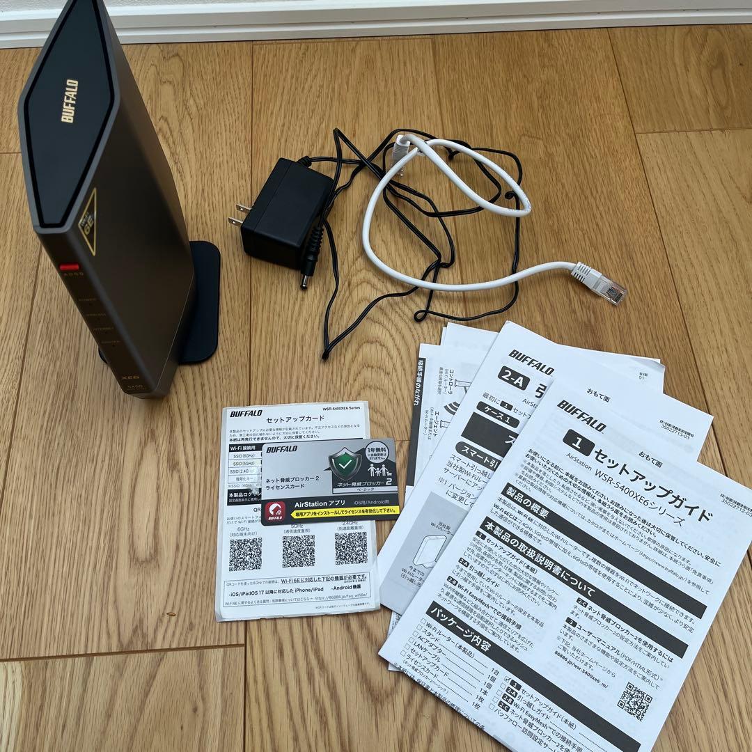 BUFFALO wifi ルーター WSR-5400XE6/N