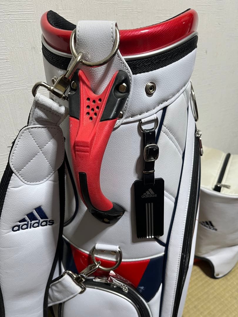 稀少品！ アディダス　adidas キャディーバック　９型　フードカバー付属