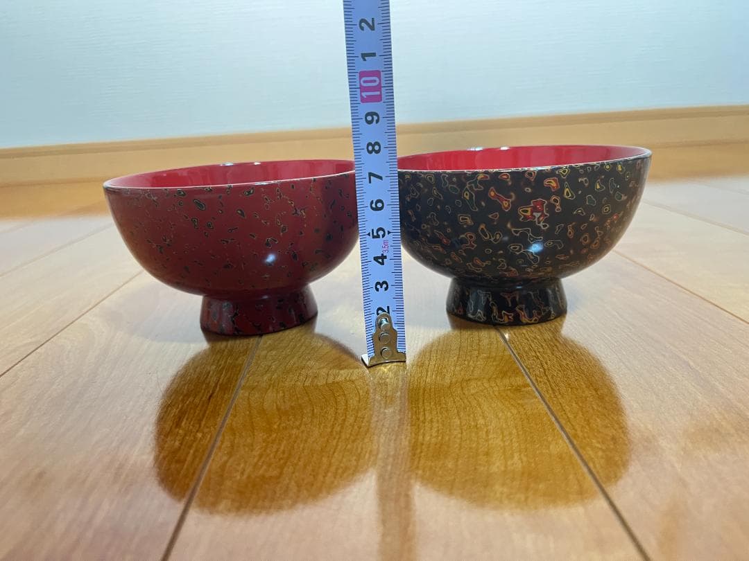 【認証番号付き】 津軽塗 漆器 椀＆箸 2客セット【津軽塗夫婦椀・津軽塗夫婦箸】