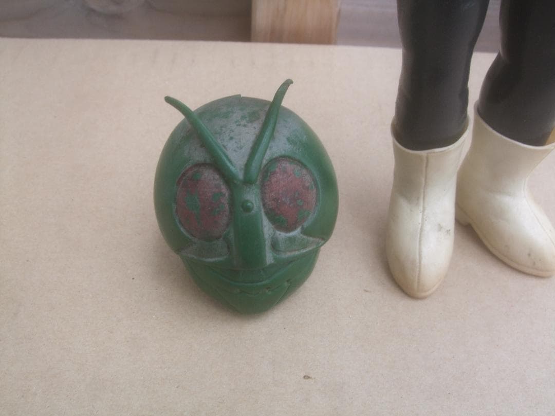 (*✨様 旧 バンダイ★ 仮面ライダー 1号★ 面取れ ★スタンダードサイズ