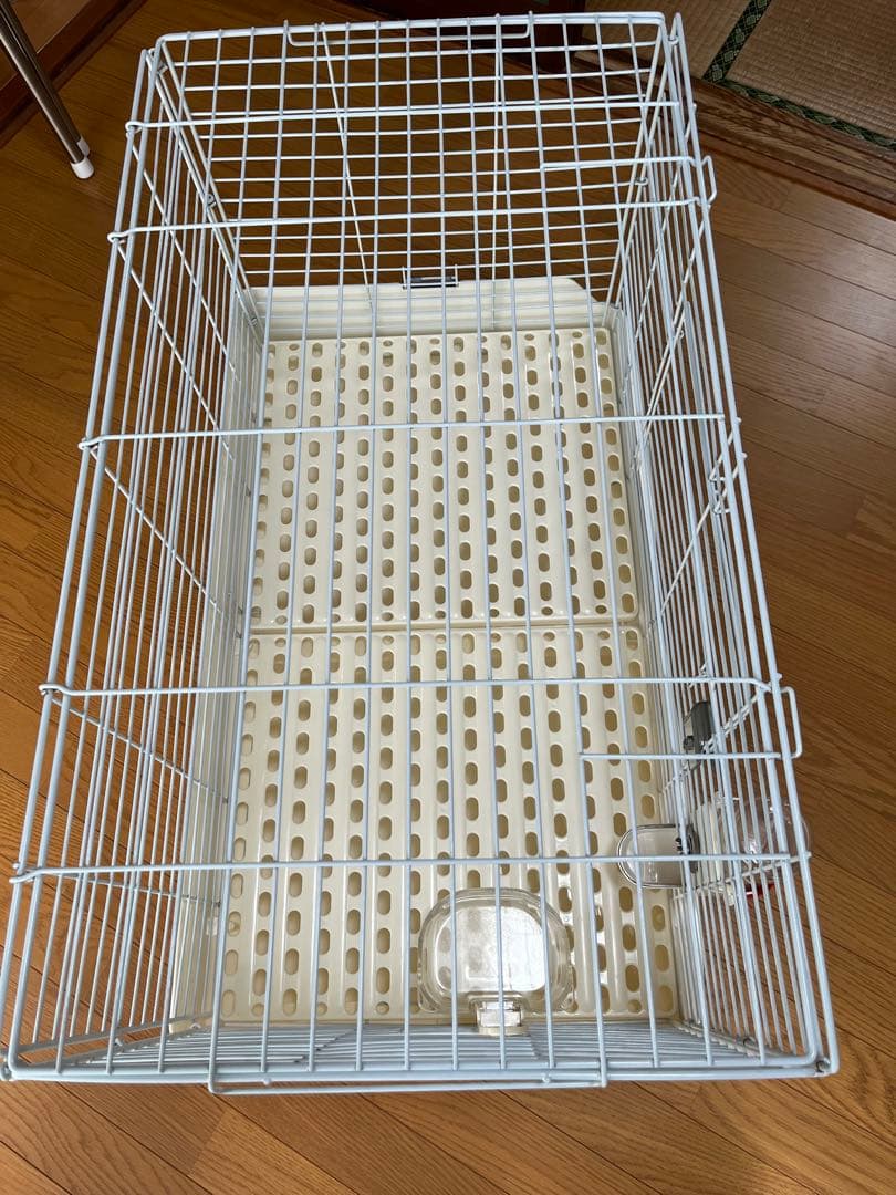 小動物ケージ　イージーホーム80 三晃商会　ホワイトケージ キャスター付き