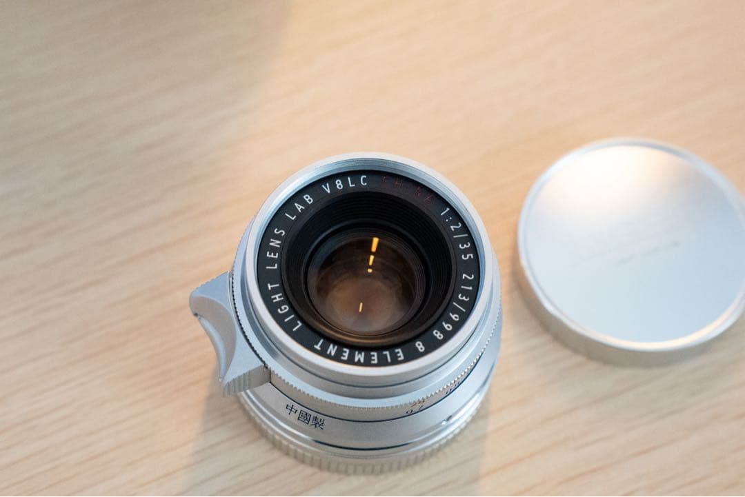 Light lens lab 35mm F2 ライカM シルバー