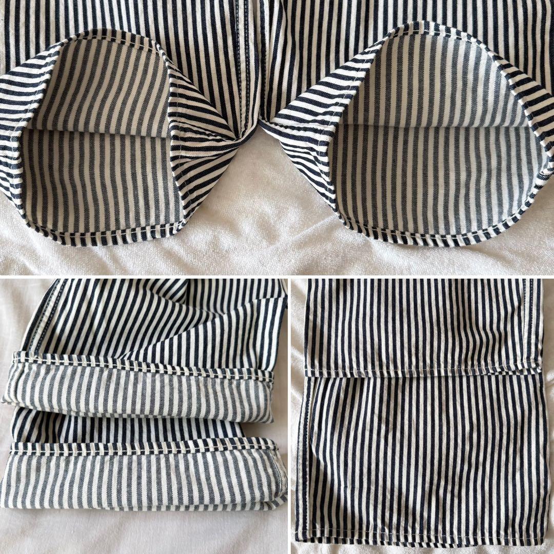 TCB jeans HANDYMANオーバーオール ヒッコリー 34 美品